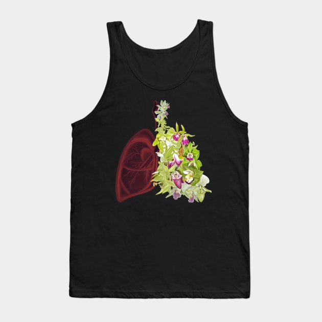 Breath of life Tank Top by Parks Place Art